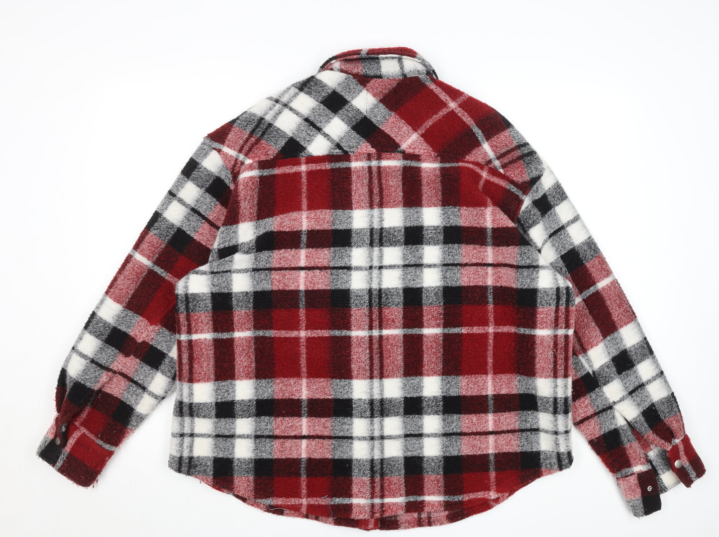 ZARA Women's Multicoloured Check Shirt Jacket Size S