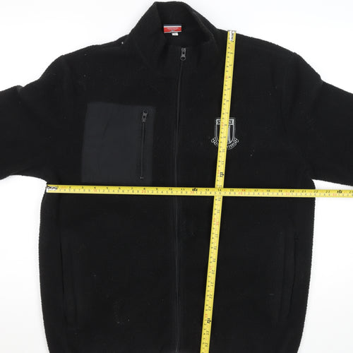 Stoke City FC Men's Black Fleece Jacket L Full Zip Embroidered Badge