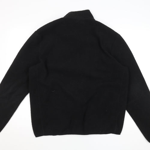 Stoke City FC Men's Black Fleece Jacket L Full Zip Embroidered Badge