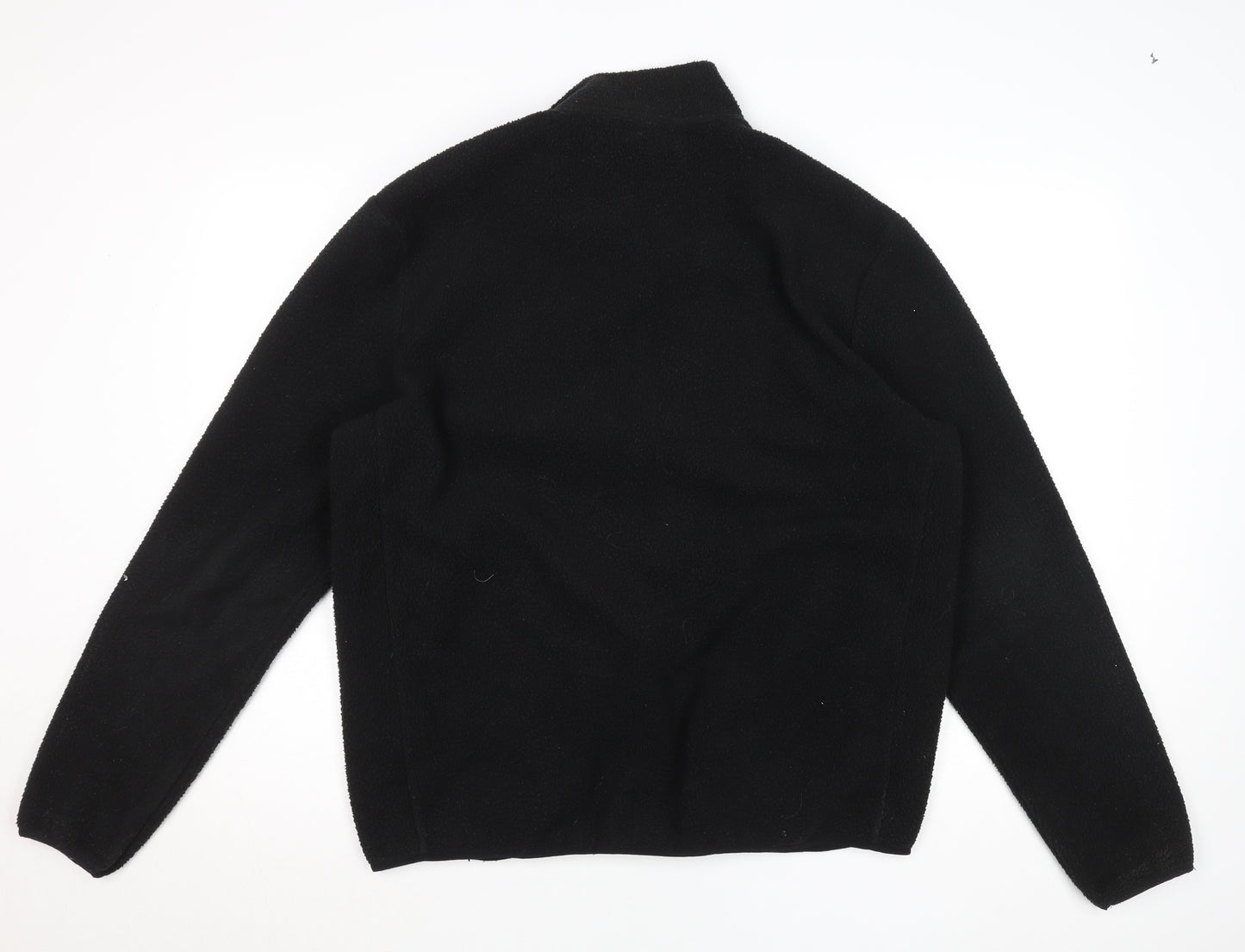Stoke City FC Men's Black Fleece Jacket L Full Zip Embroidered Badge