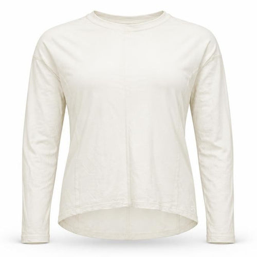 Sweaty Betty Women’s Ivory Long Sleeve Viscose Basic T-Shirt Size S