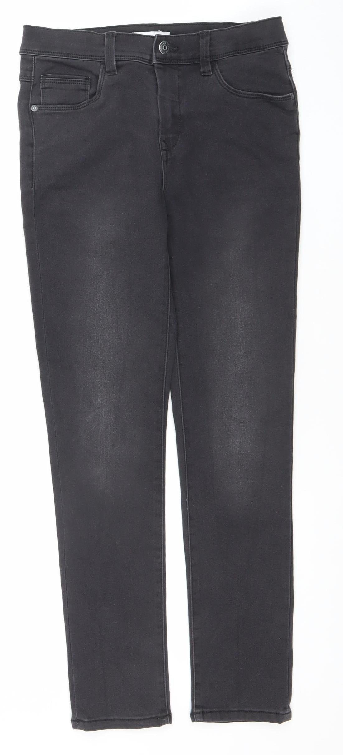 Name It Teens Black Skinny Jeans Slim Fit Size 11Y