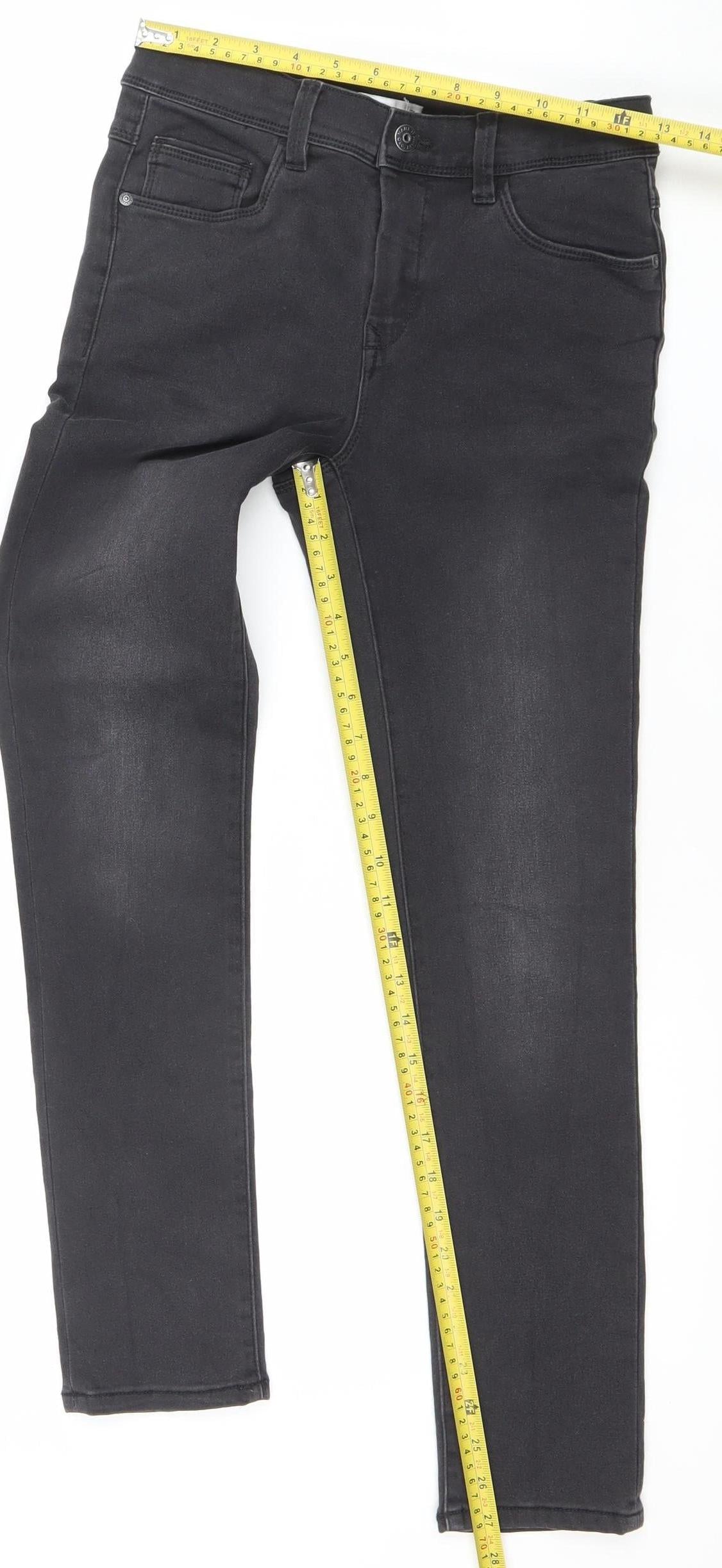 Name It Teens Black Skinny Jeans Slim Fit Size 11Y