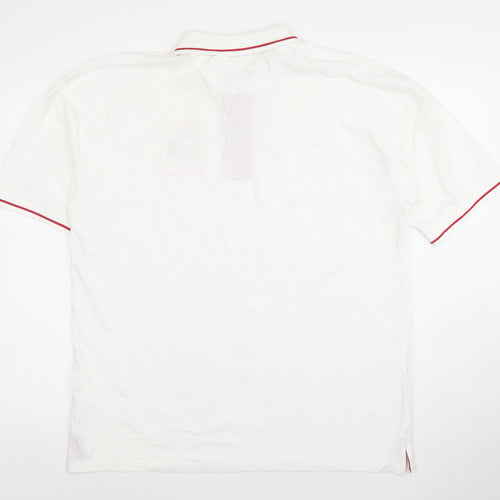 Kustom Kit Men’s White XL Polo Shirt Ryston Pitch & Putt Embroidered Golf Top