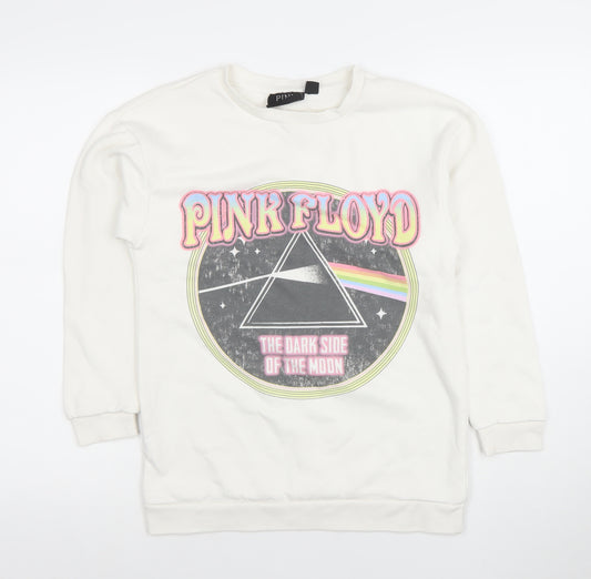 Pink Floyd Boys White 11-12 Years Graphic Pullover Sweatshirt