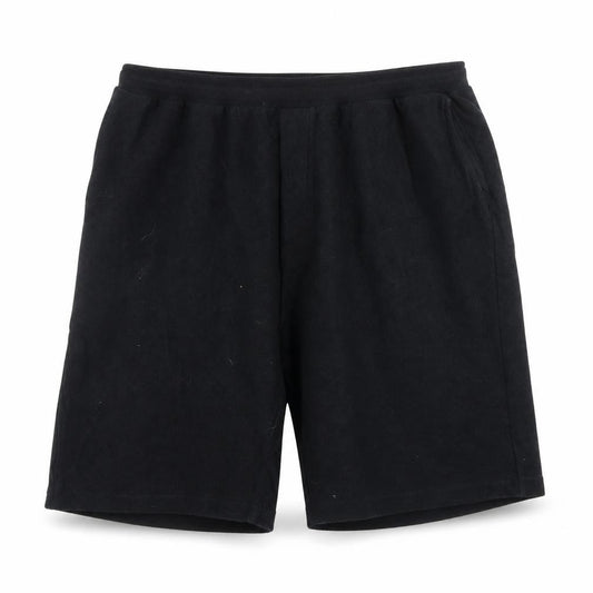 Les Basics Men’s Black Cotton Sweat Shorts Size Large Casual Jersey
