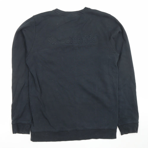 Columbia Men's Black Small Pullover Sweatshirt with Zip Pocket