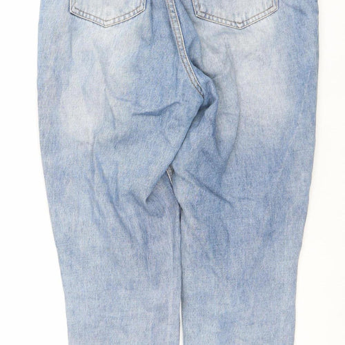 Zudio Women’s Blue High Rise Mom Jeans Size 28 Cotton Denim