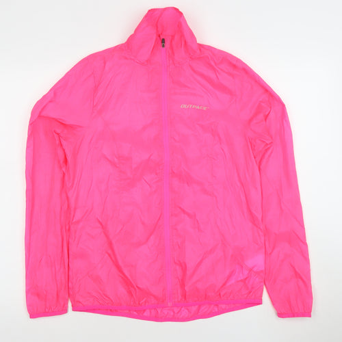 Outpace Women's Pink Lightweight Windbreaker Jacket Size S