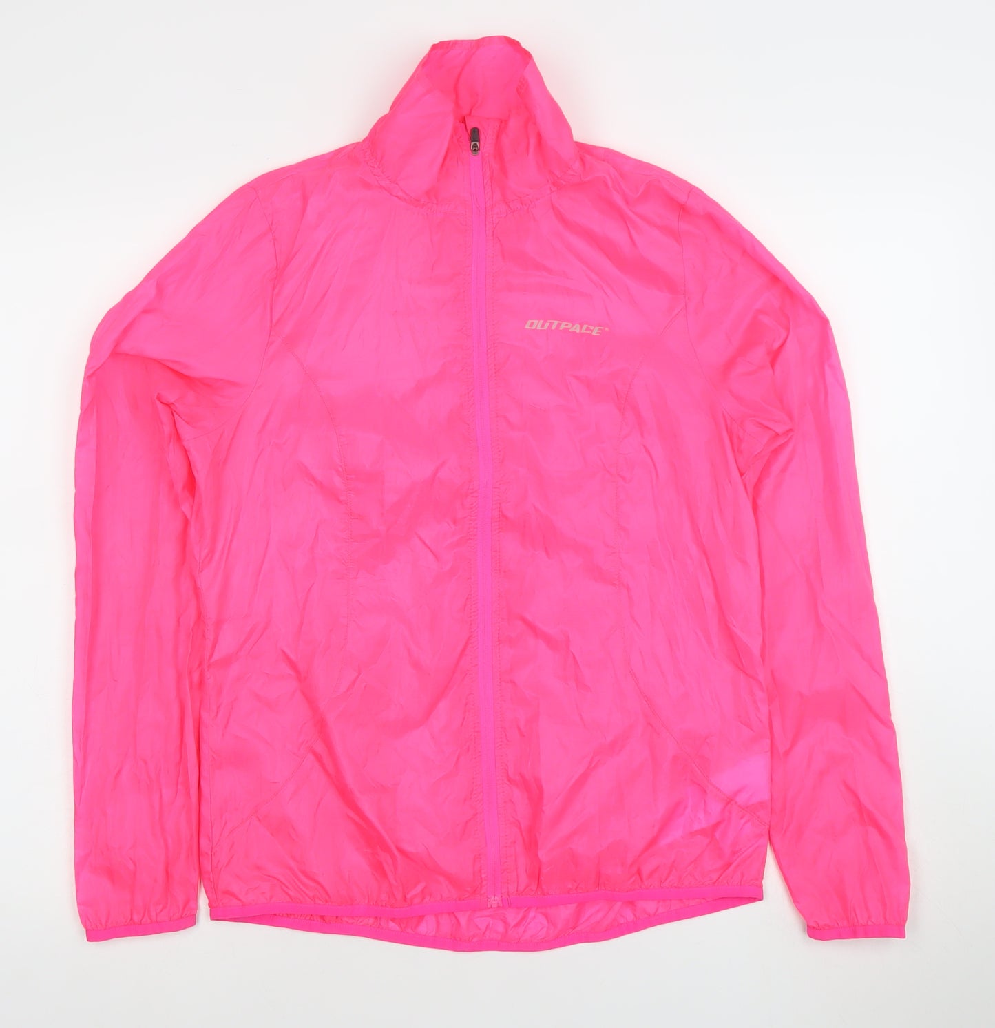 Outpace Women's Pink Lightweight Windbreaker Jacket Size S