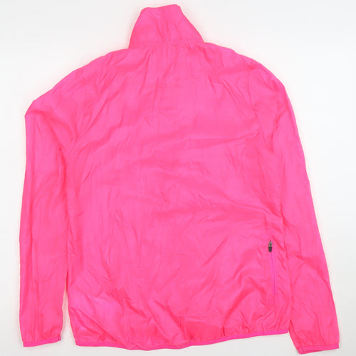 Outpace Women's Pink Lightweight Windbreaker Jacket Size S