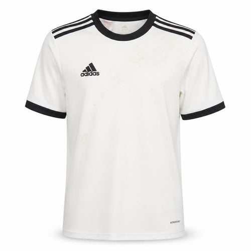 Adidas Boys White Short Sleeve AEROREADY Football Training T-Shirt 13-14 Years