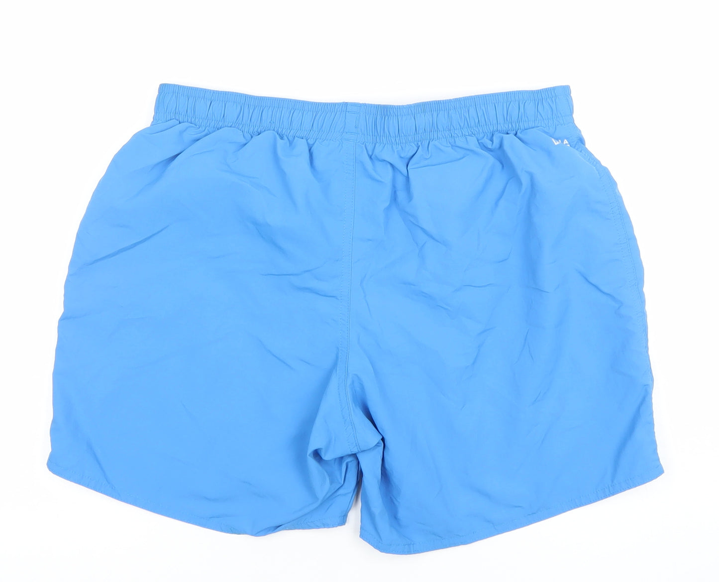 Nabaiji Men's Blue Swim Shorts Size L Elastic Waist Quick Dry