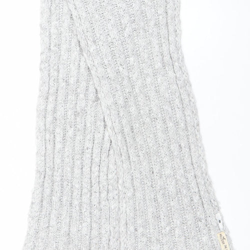 Hollister Women Grey Pink Knit Infinity Scarf Soft Winter Snood