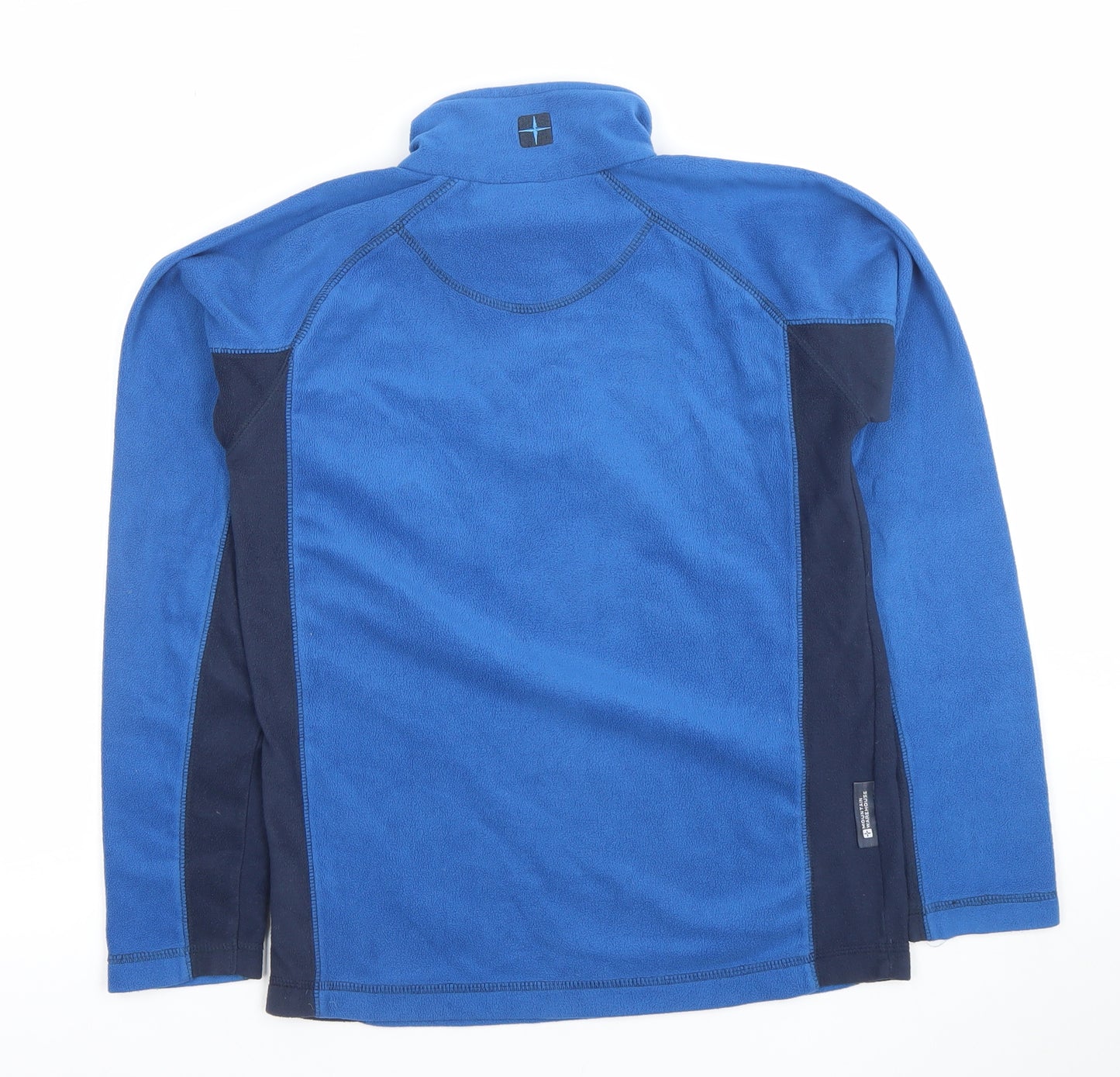 Mountain Warehouse Kids Blue Fleece 1/2 Zip Pullover Hoodie 11-12 Years