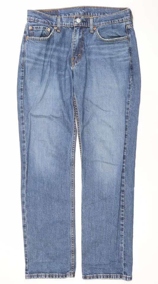 Levi’s 514 Men’s Blue Straight Leg Denim Jeans W30 L32 Regular Fit