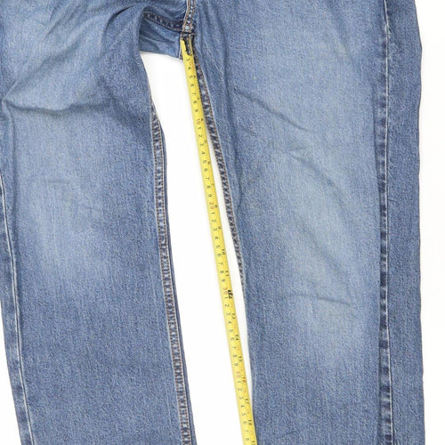 Levi’s 514 Men’s Blue Straight Leg Denim Jeans W30 L32 Regular Fit