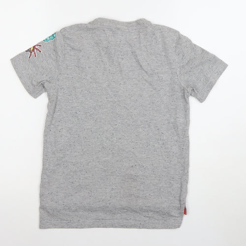 St. Bernard for Dunnes Stores Boys Grey Marvel Short Sleeve T-Shirt 9-10 Years