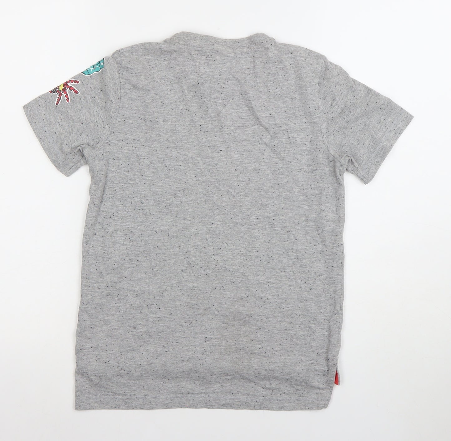 St. Bernard for Dunnes Stores Boys Grey Marvel Short Sleeve T-Shirt 9-10 Years