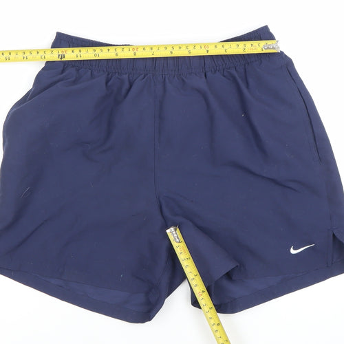 Nike Men's Blue Small Athletic Running Shorts