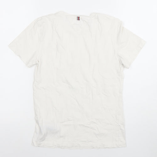 Tommy Hilfiger Boys White Organic Cotton Logo T-Shirt 12 Years