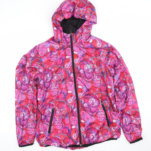 Millie & Gym Women's Multicoloured S Hooded Puffer Jacket