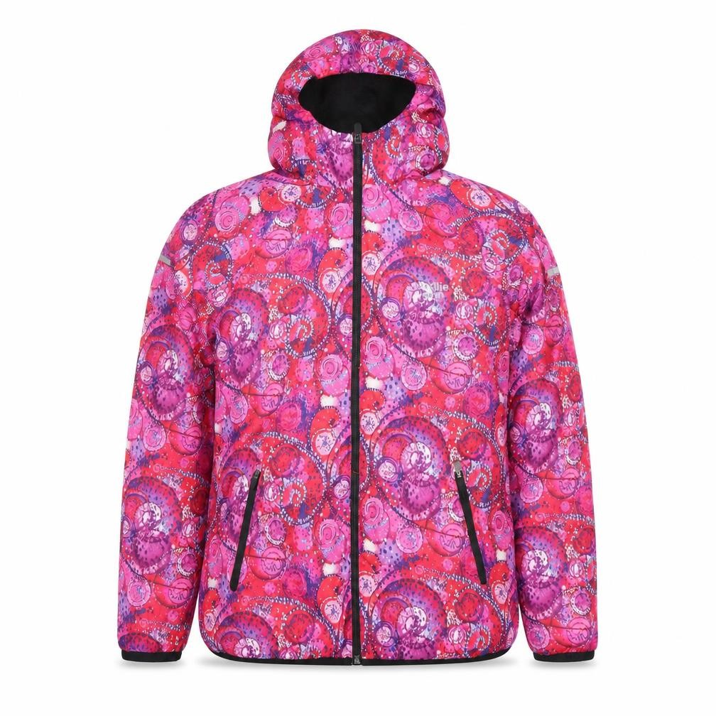 Front view of Millie & Gym Women's Multicoloured S Hooded Puffer Jacket