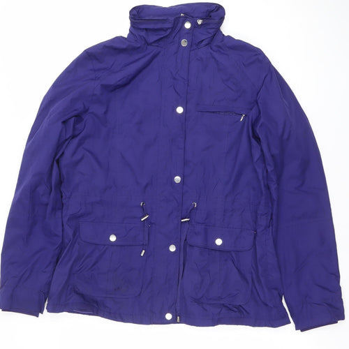 St. Bernard for Dunnes Stores Women's Blue Size 14 Hooded Parka Jacket