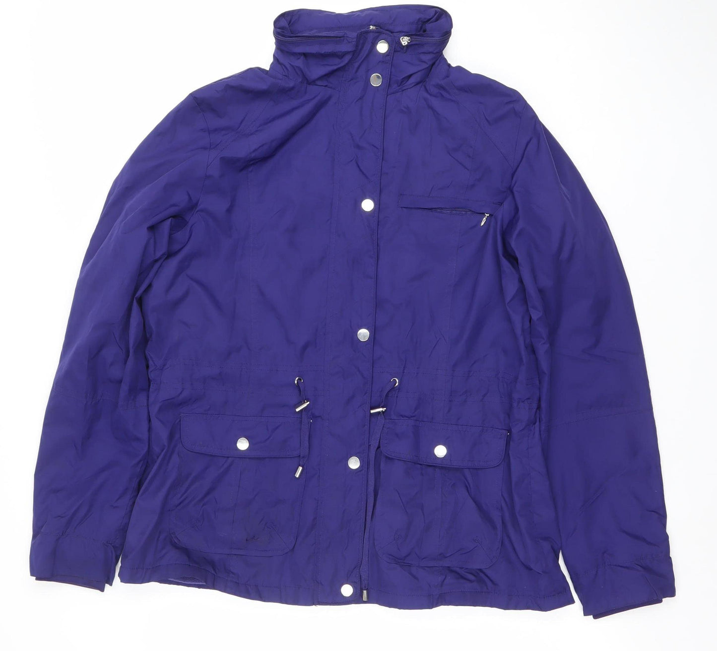 St. Bernard for Dunnes Stores Women's Blue Size 14 Hooded Parka Jacket