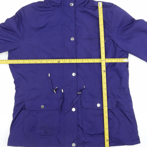 St. Bernard for Dunnes Stores Women's Blue Size 14 Hooded Parka Jacket