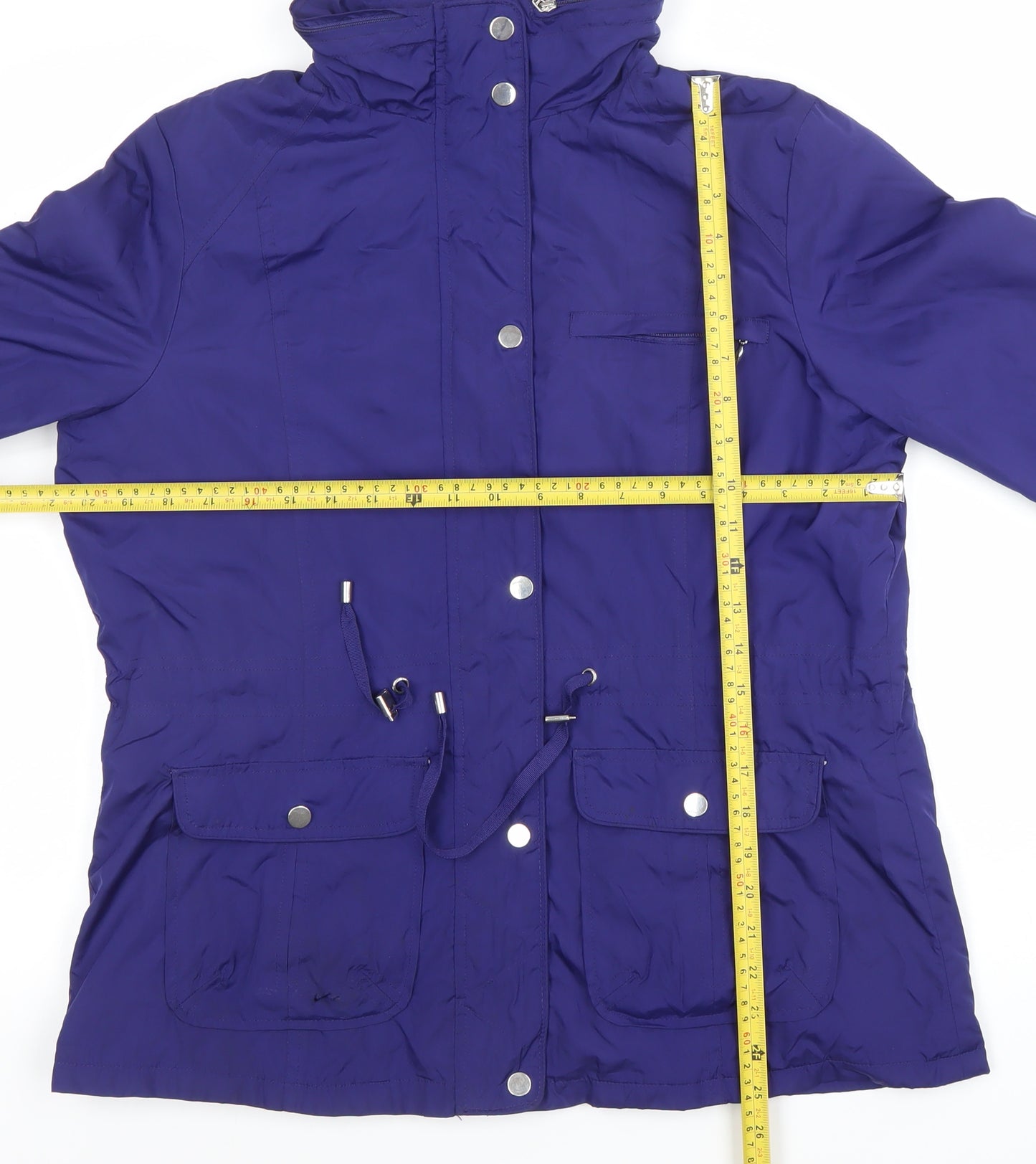 St. Bernard for Dunnes Stores Women's Blue Size 14 Hooded Parka Jacket