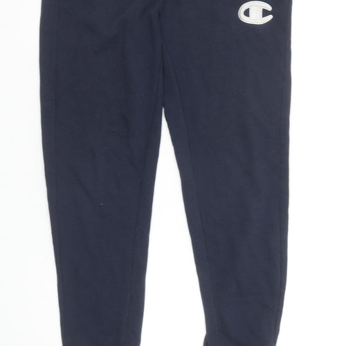 Champion Men's Blue Jogger Sweatpants Small Regular Fit Fleece
