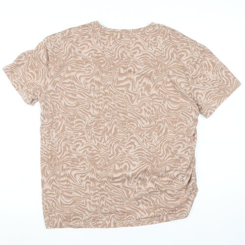 Under Armour Women's Beige HeatGear T-Shirt M Short Sleeve