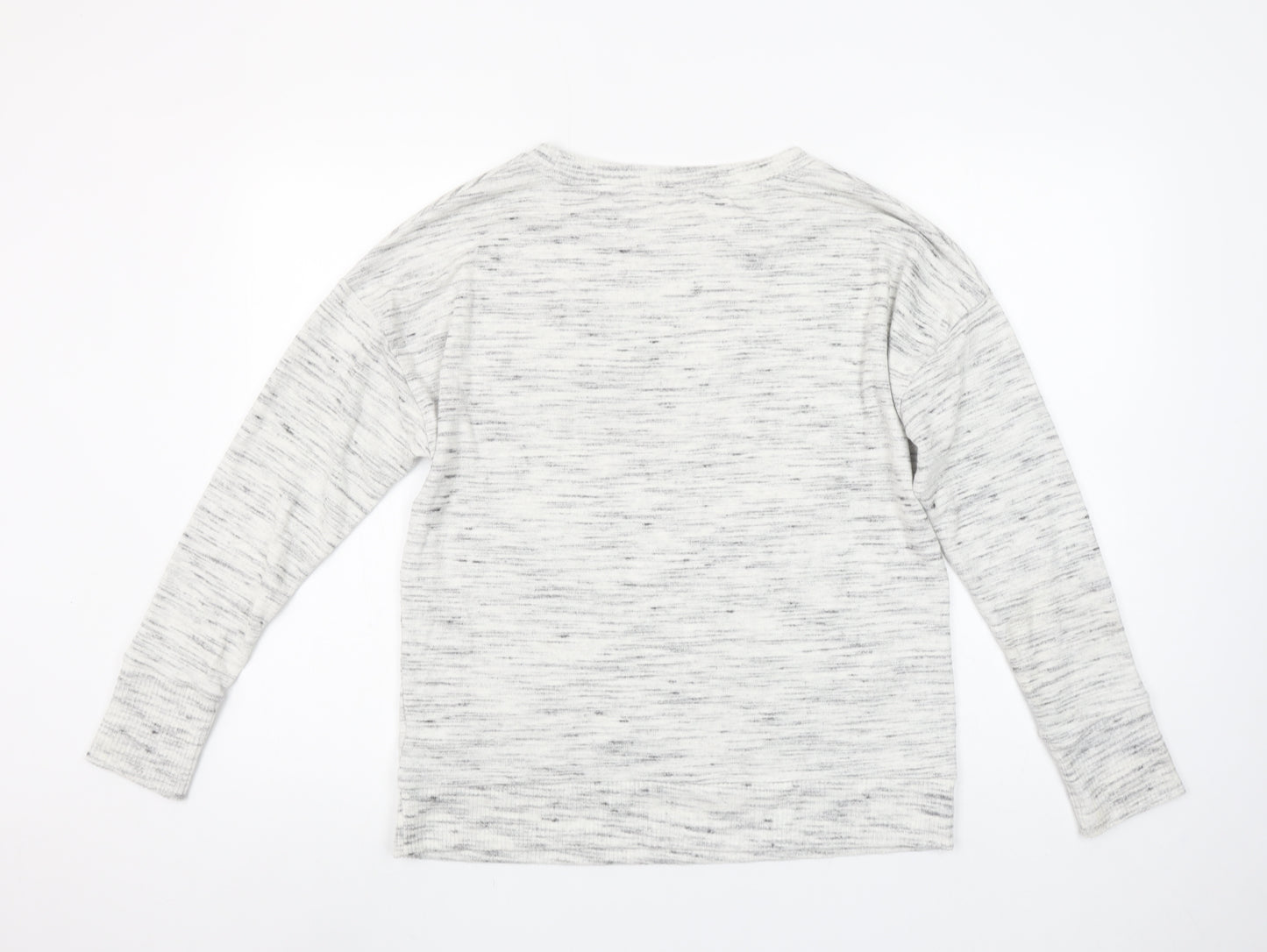 Marks and Spencer Women’s Grey Long Sleeve Relaxez-Vous T-Shirt Size 10