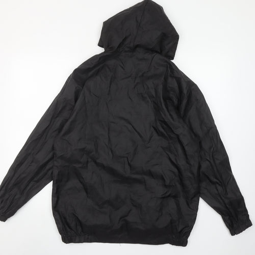 Arctic Storm Men Black S Hooded Windbreaker Jacket Lightweight