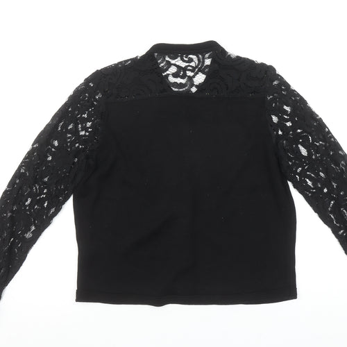 Marks and Spencer Women’s Black Lace Sleeve Cardigan Size 12