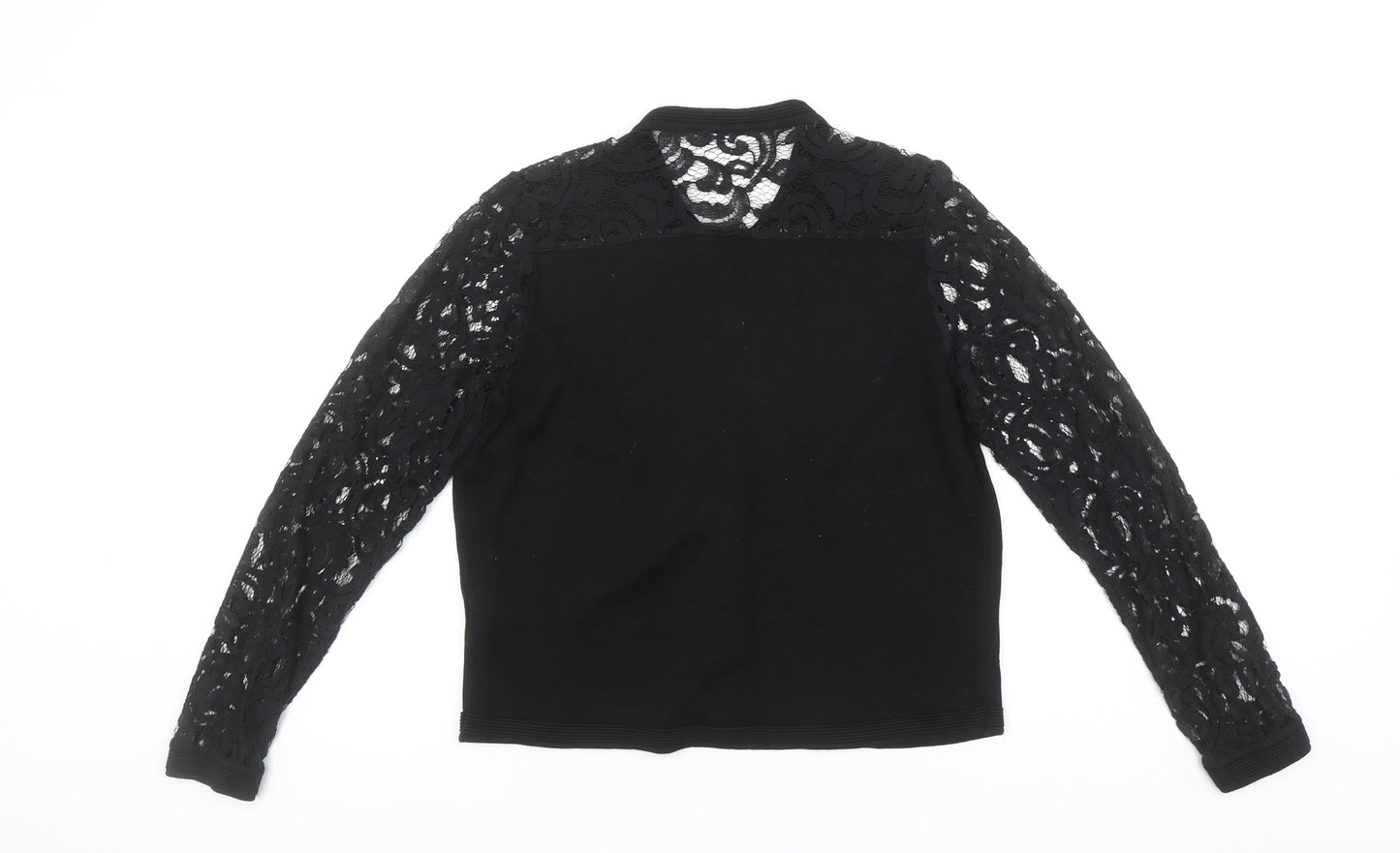 Marks and Spencer Women’s Black Lace Sleeve Cardigan Size 12