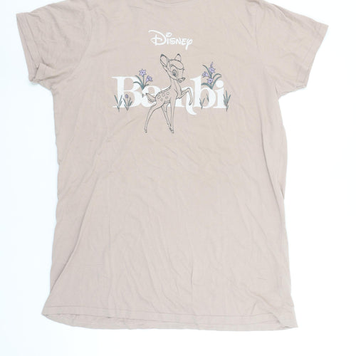 Primark Disney Bambi Beige Women's M T-Shirt Nightshirt