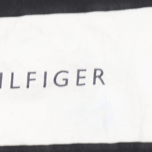 Tommy Hilfiger Men's Black Colourblock Logo Cotton T-Shirt M