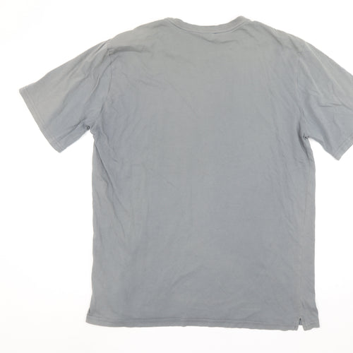 Hugo Boss Men's Grey XL Crew Neck Cotton Short Sleeve T-Shirt