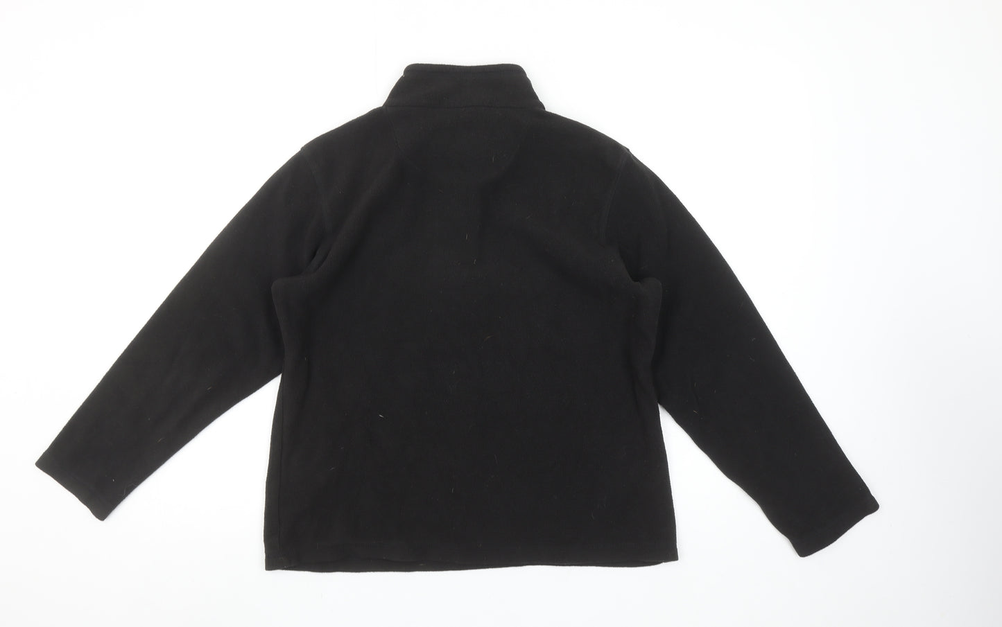 Regatta Women Black Fleece Half Zip Pullover Sweatshirt UK 8