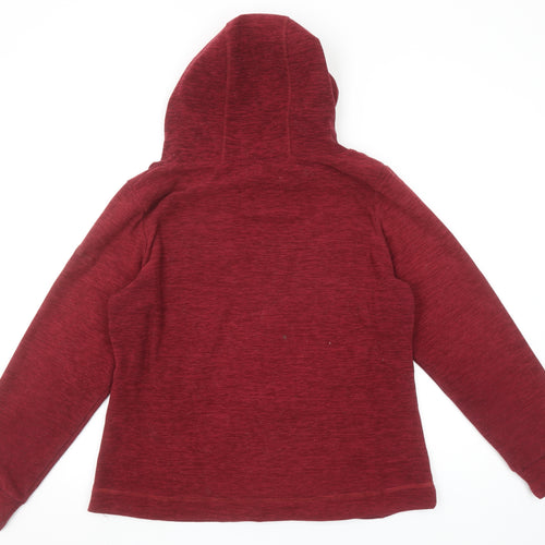 Regatta Women’s Red Hoodie Size 12 Pullover Long Sleeve Outdoor Hooded Sweatshirt