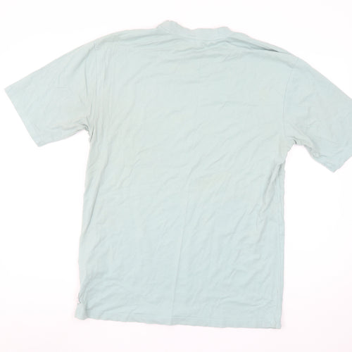 Only & Sons Men’s Light Green Organic Cotton Short Sleeve T-Shirt M