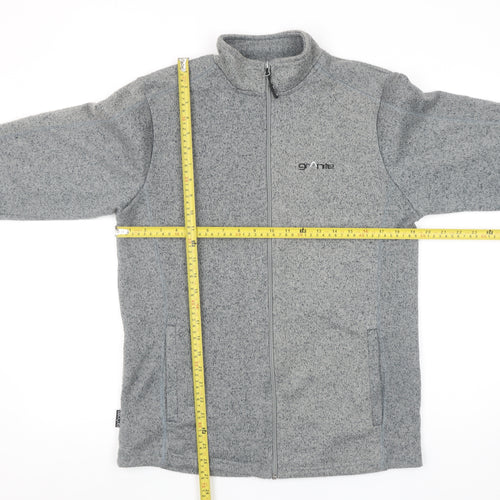 Granite Outdoors Men's Grey Fleece Full Zip Jacket Size S