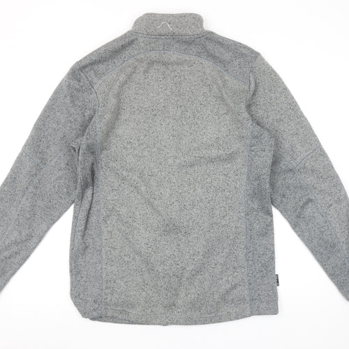 Granite Outdoors Men's Grey Fleece Full Zip Jacket Size S