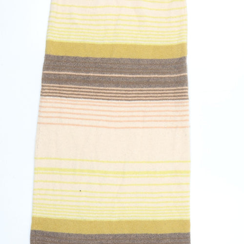 Native Youth Women’s Beige Striped Sleeveless Knit Tank Dress Size S