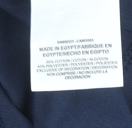 Nike Womens Blue FFF Racerback Dri-Fit Athletic Tank Top Size S