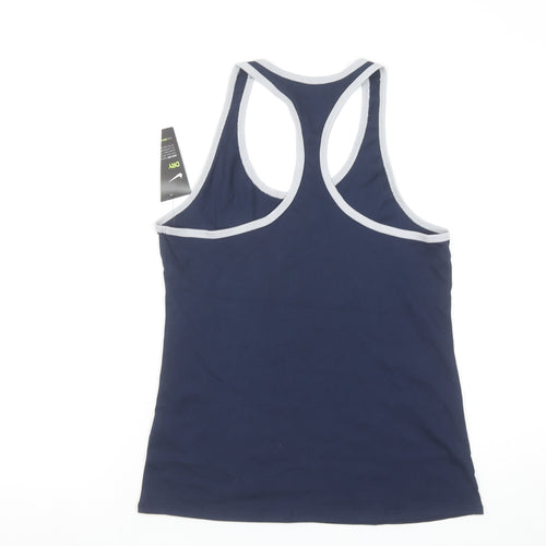 Nike Women Blue FFF Racerback Tank Top Size S Sports Activewear