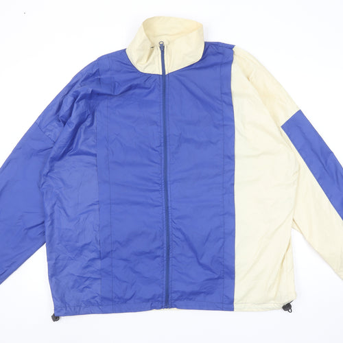 PrettyLittleThing Women's Blue Windbreaker Jacket UK 16