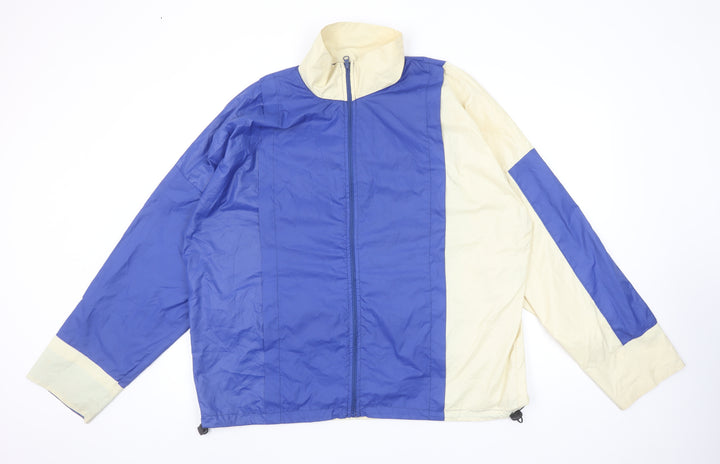 PrettyLittleThing Women's Blue Windbreaker Jacket UK 16